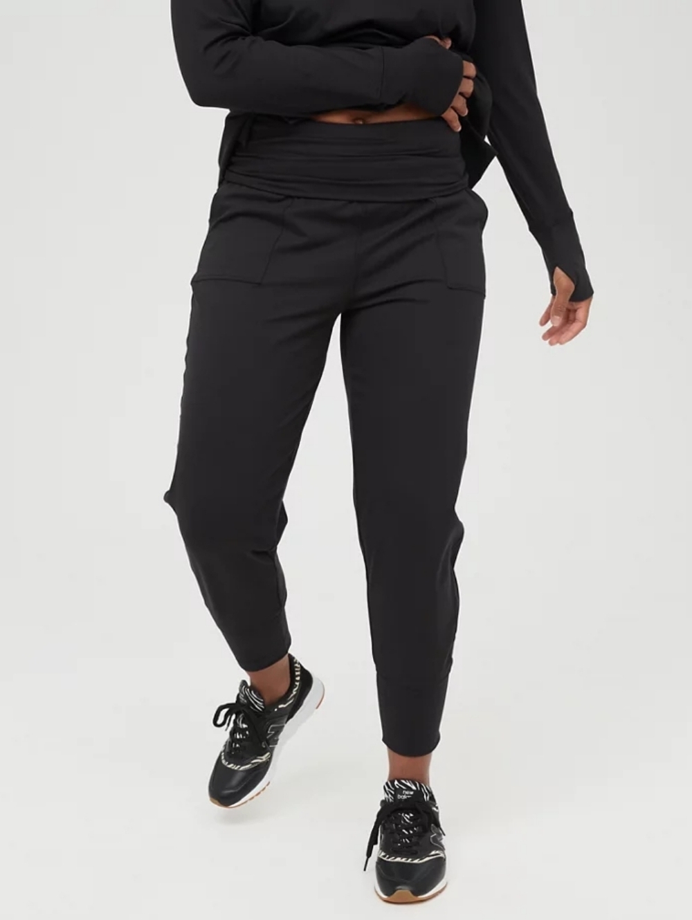 Black Women's Jogger Pants - Comfortable Everyday Wear